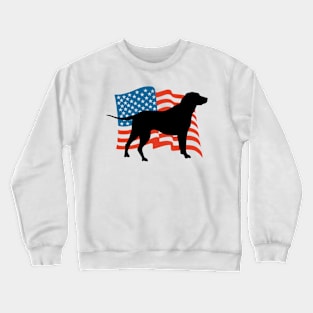 Labrador USA America - Dog Lover Dogs Crewneck Sweatshirt